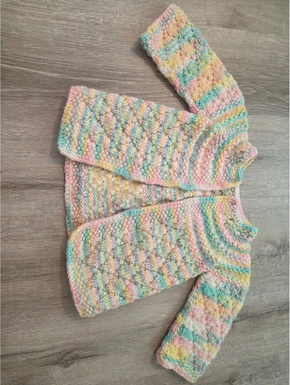 Handmade Crochet baby sweater 12-18 months